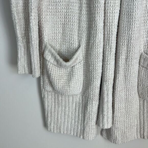 Barefoot Dream Cozychic Cardigan Midi Long Pockets Cream Size Medium - Picture 2 of 7